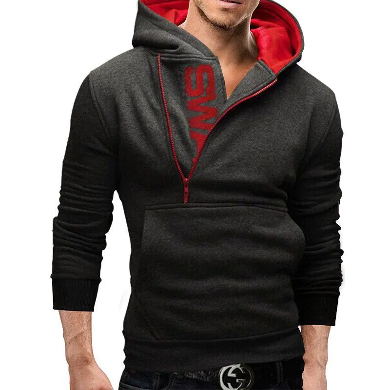 Plus Size Men's Casual Hoodies Sweatshirt Fashion Sweatshirt Men Hoodies Zipper Coat Large Size M-5XL S4