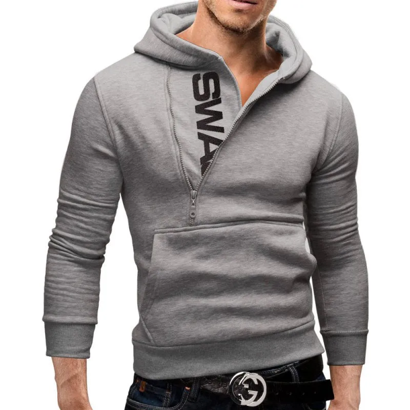 Plus Size Men's Casual Hoodies Sweatshirt Fashion Sweatshirt Men Hoodies Zipper Coat Large Size M-5XL S4