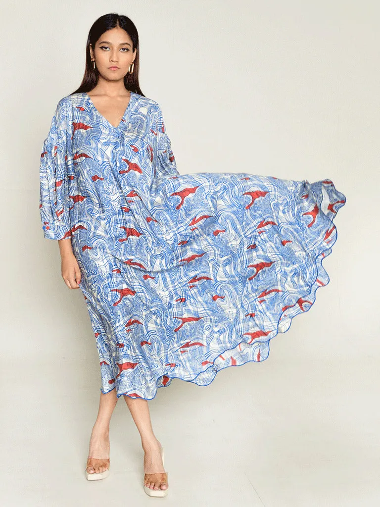 Ponzo Puff Sleeve Dress