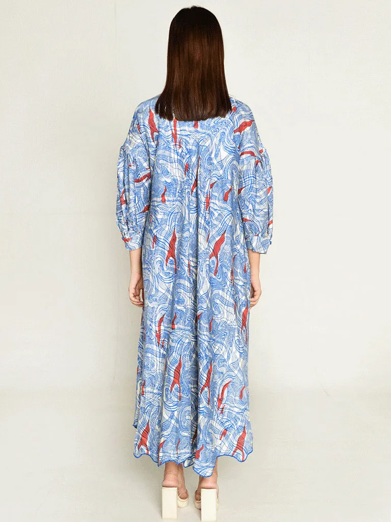 Ponzo Puff Sleeve Dress