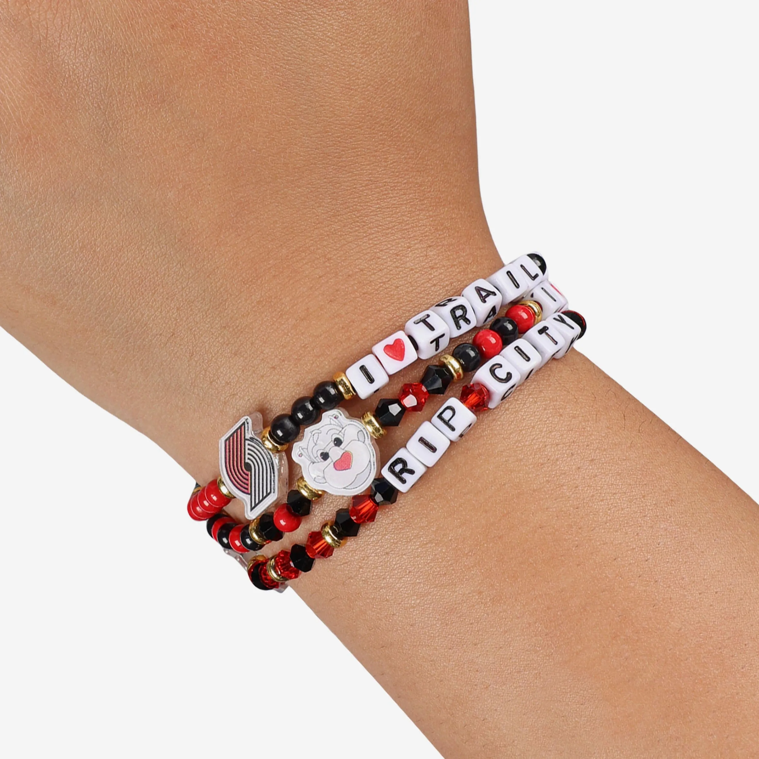 Portland Trail Blazers 3 Pack Friendship Bracelet