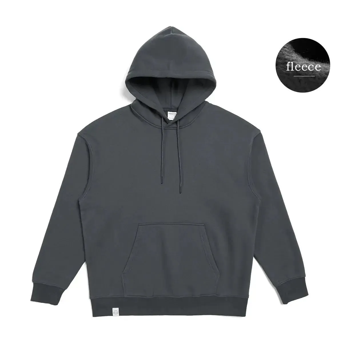 Premium Autumn Hoodies for Men: High-Quality, Thick 360g Fabric, Solid Basic Sweatshirts with Jogger