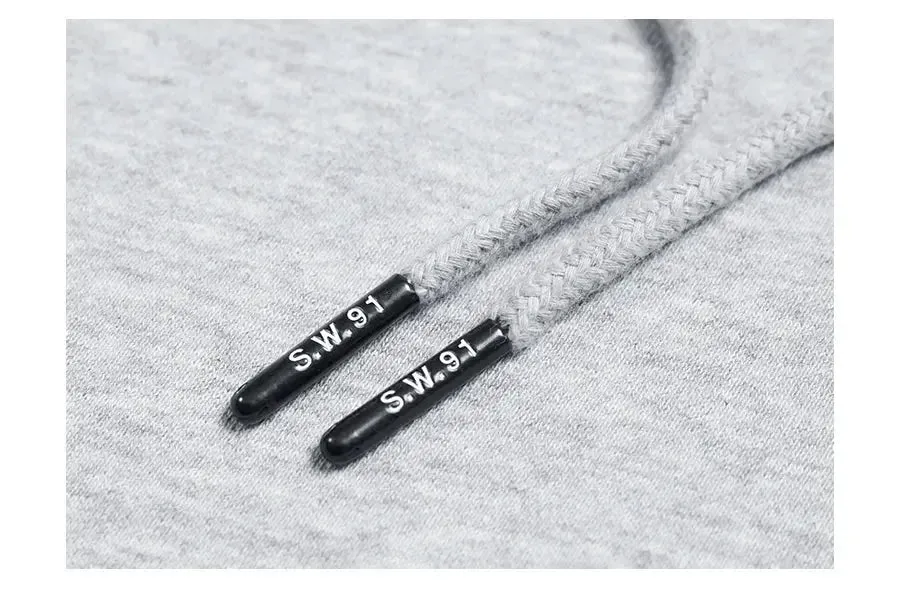 Premium Autumn Hoodies for Men: High-Quality, Thick 360g Fabric, Solid Basic Sweatshirts with Jogger
