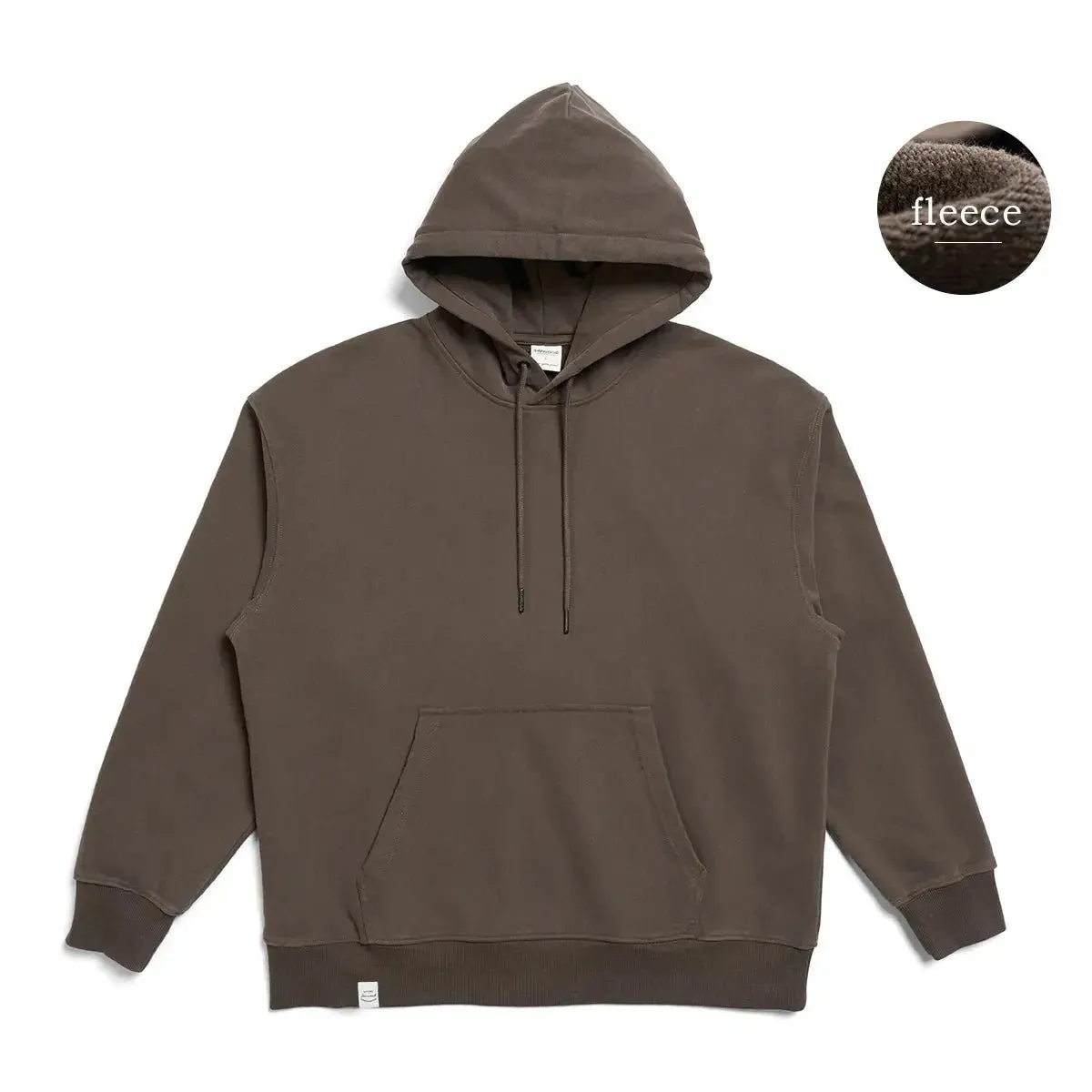 Premium Autumn Hoodies for Men: High-Quality, Thick 360g Fabric, Solid Basic Sweatshirts with Jogger