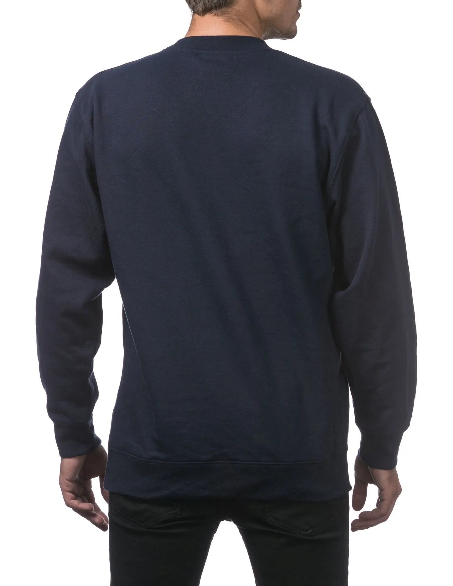 Pro Club Heavyweight Crew Neck Fleece Pullover Sweater (13oz) - NAVY