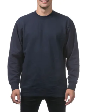 Pro Club Heavyweight Crew Neck Fleece Pullover Sweater (13oz) - NAVY