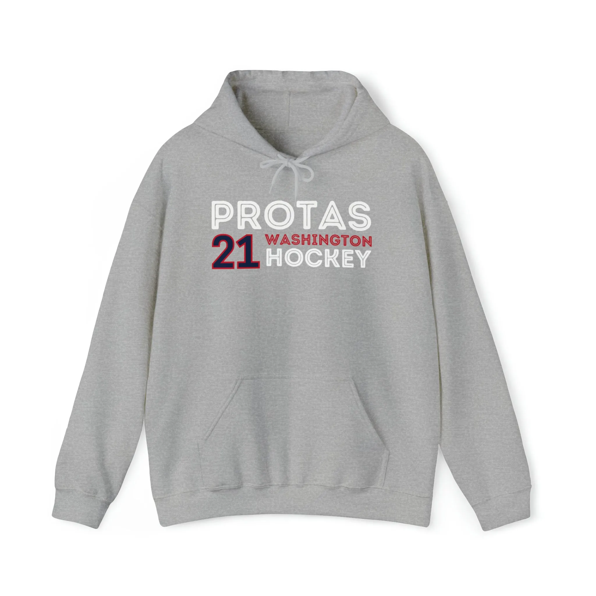 Protas 21 Washington Hockey Grafitti Wall Design Unisex Hooded Sweatshirt