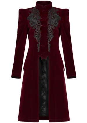Punk Rave Selene Velvet Jas Rood