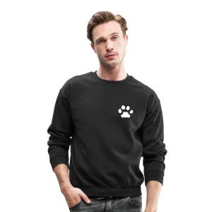 "Coffee in one hand dog leash in the other" - Crewneck Sweatshirt