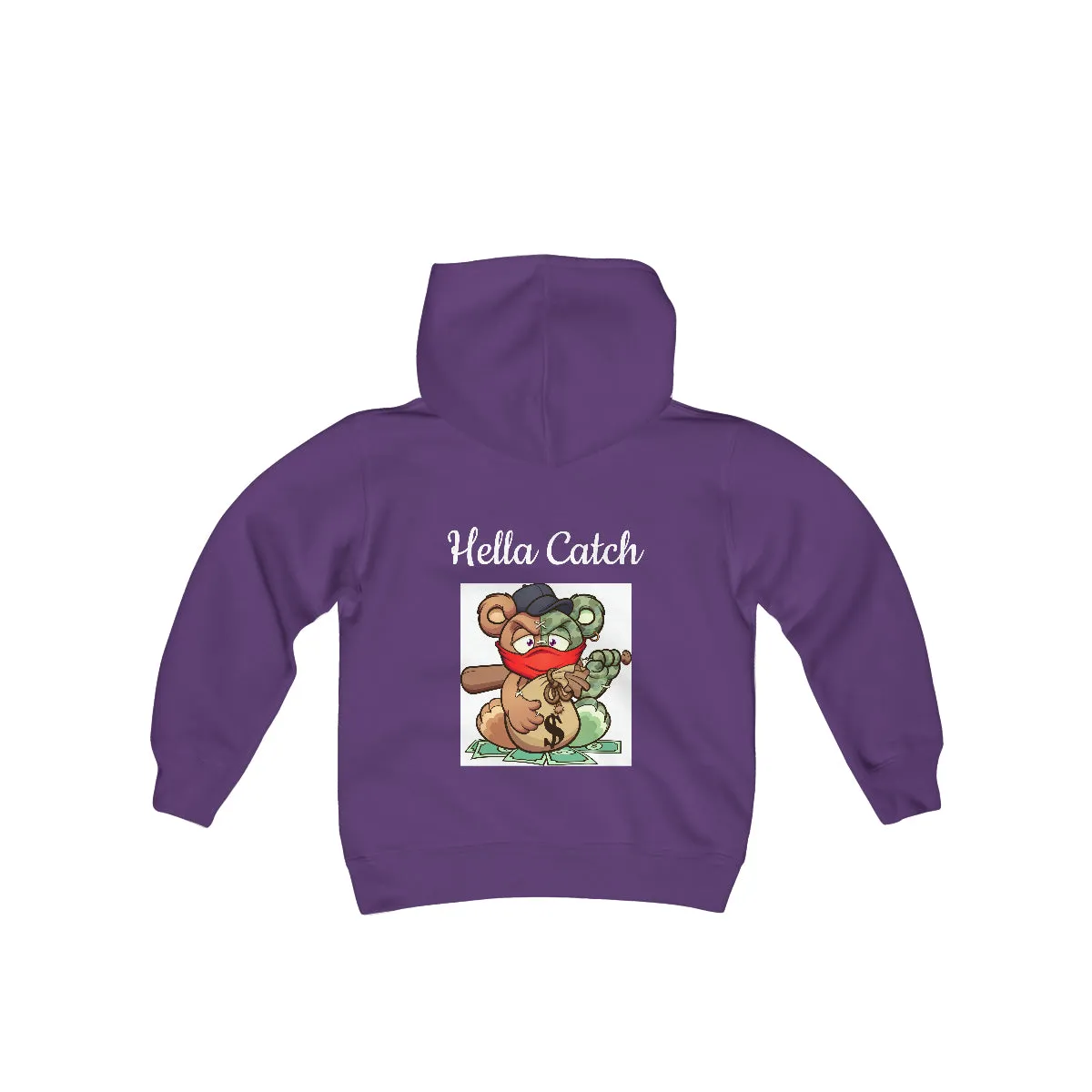 "Hella Catch" Youth Heavy Blend Hooded Sweatshirt