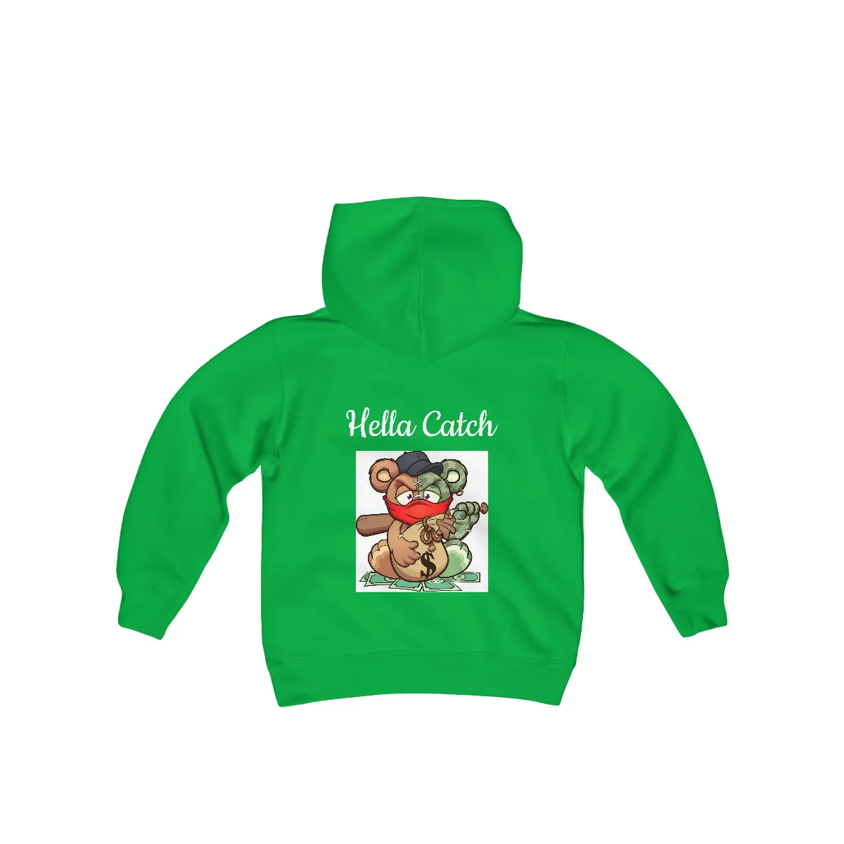 "Hella Catch" Youth Heavy Blend Hooded Sweatshirt