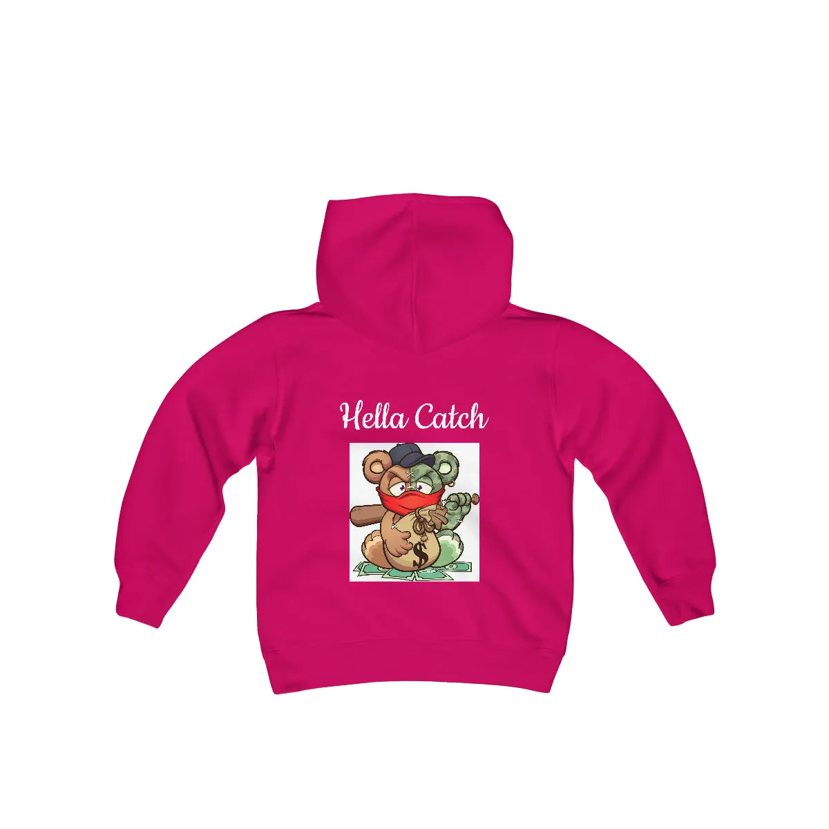 "Hella Catch" Youth Heavy Blend Hooded Sweatshirt
