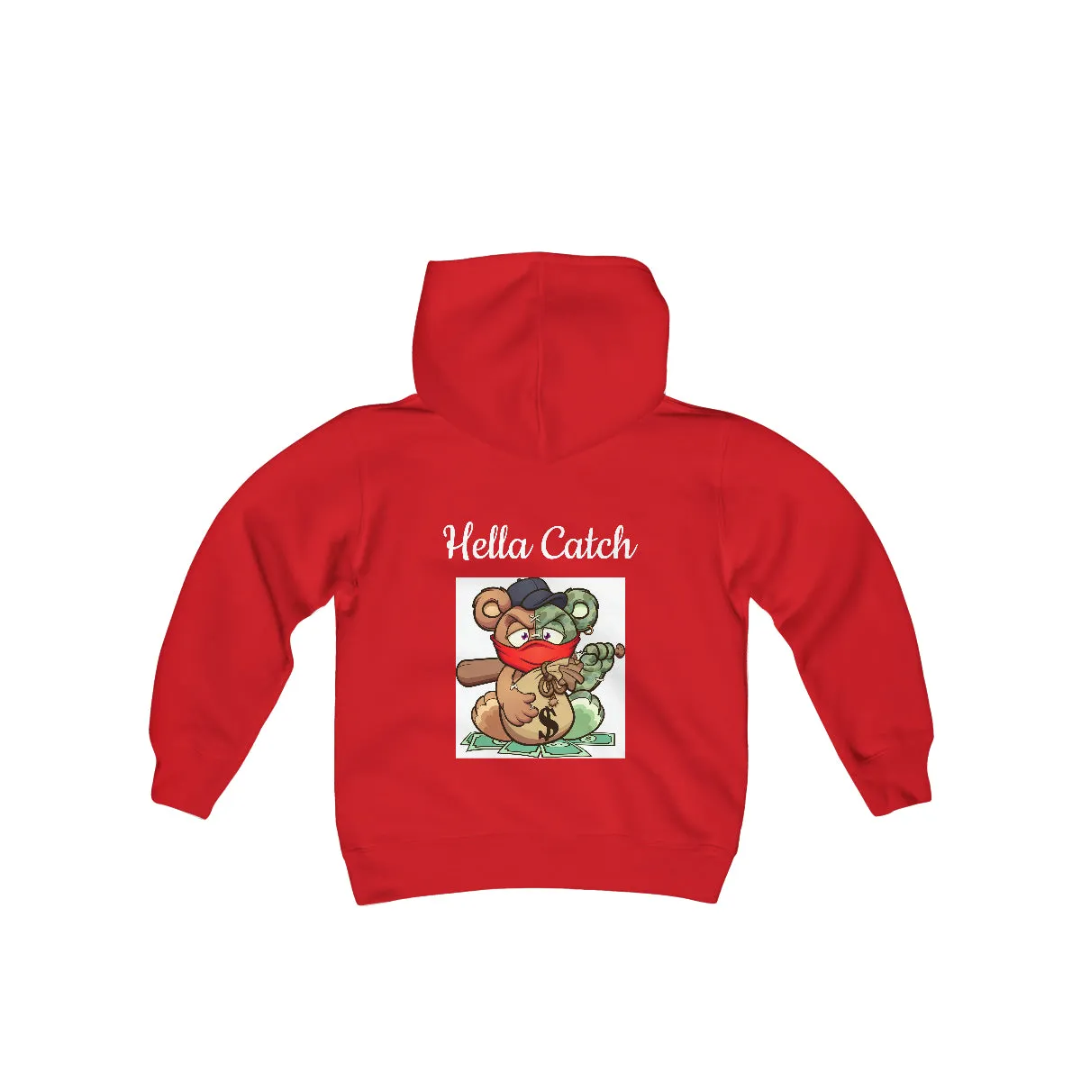 "Hella Catch" Youth Heavy Blend Hooded Sweatshirt