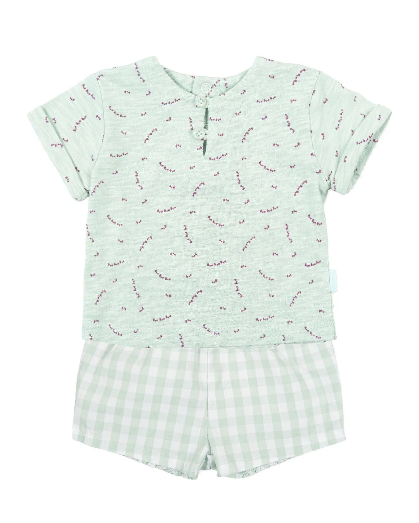 "Mallory" Sage Green T-Shirt & Shorts