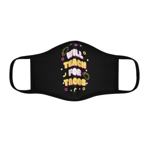 "Tacos" Fitted Face Mask