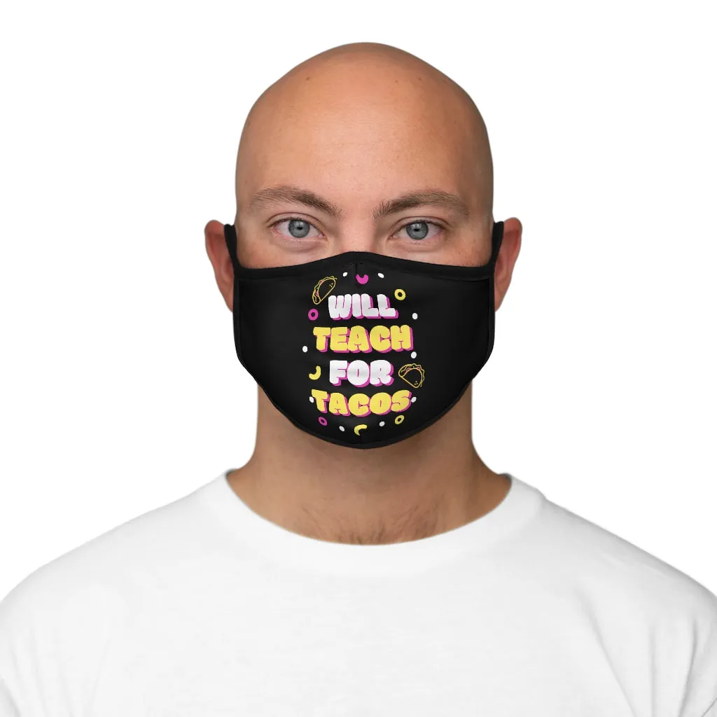 "Tacos" Fitted Face Mask