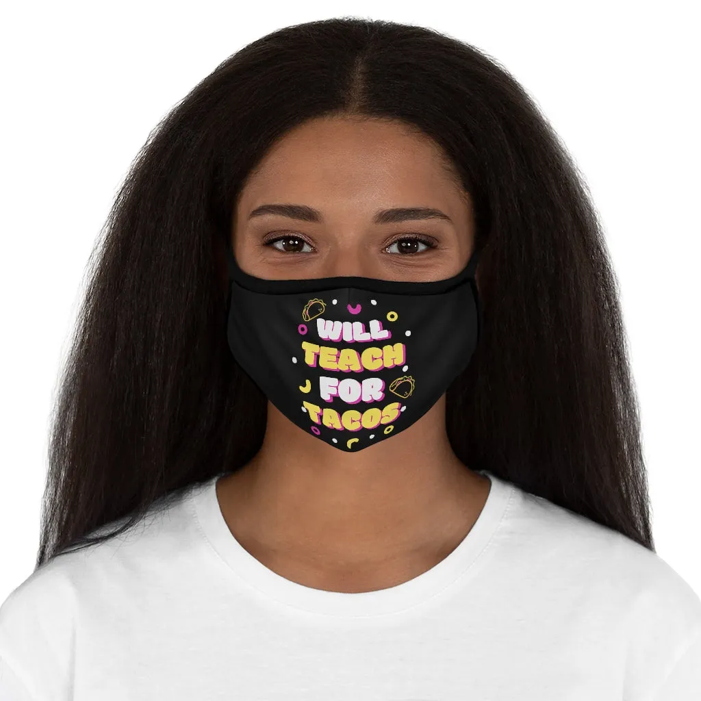 "Tacos" Fitted Face Mask