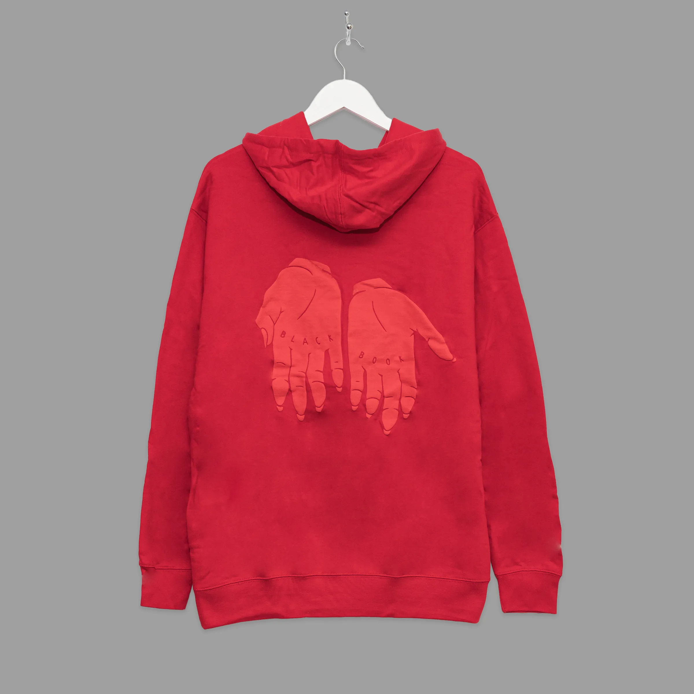 "TRADITIONAL FIT" HANDS HOODIE - RED
