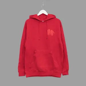 "TRADITIONAL FIT" HANDS HOODIE - RED