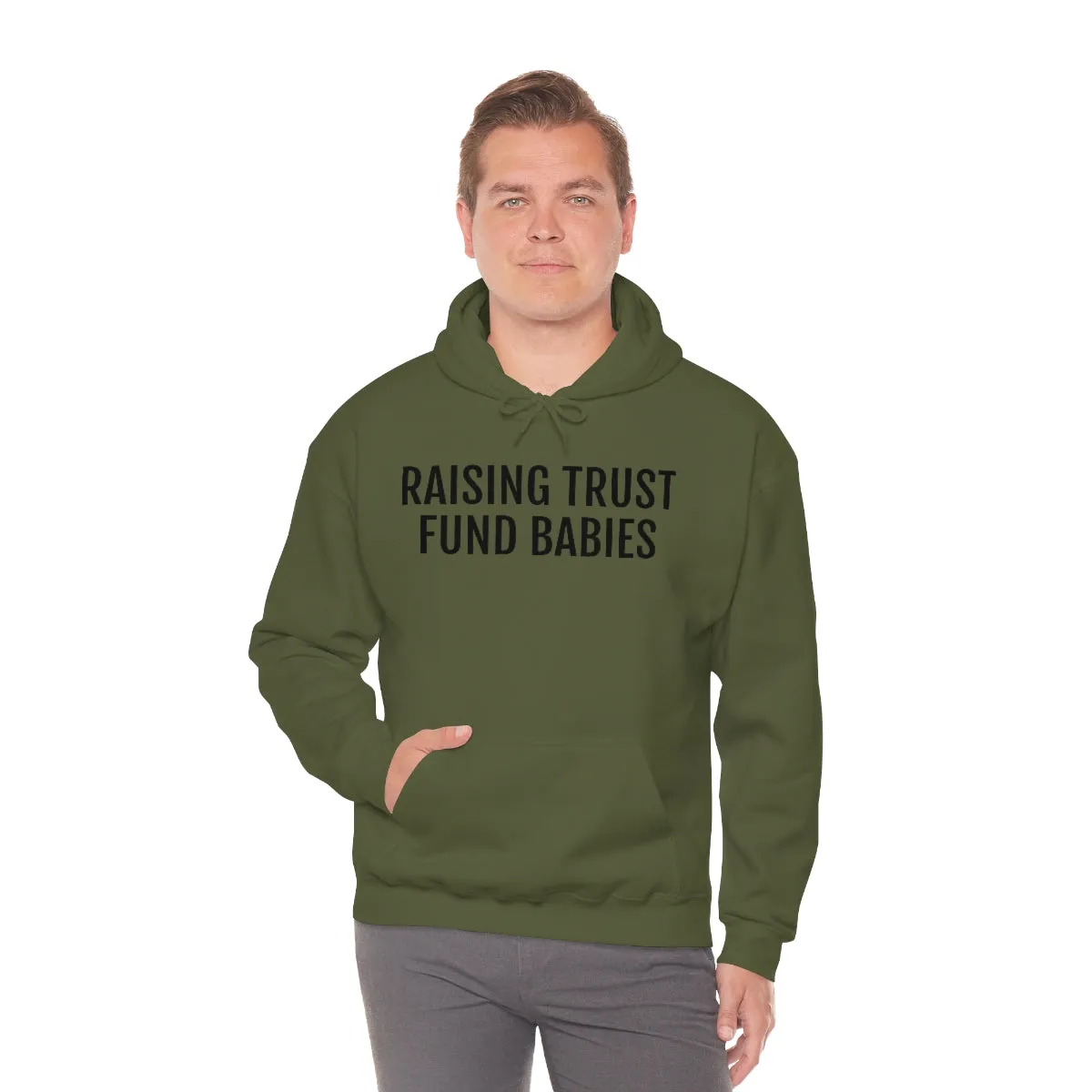 Raising Trust Fund Babies - Unisex Heavy Blend™ Hooded Sweatshirt