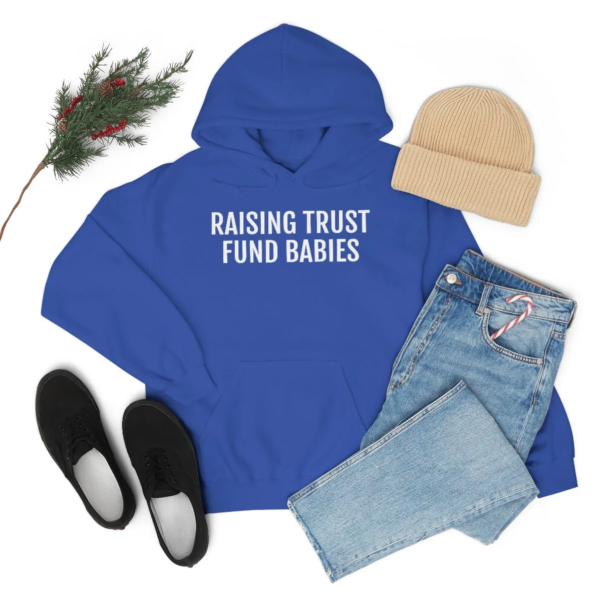 Raising Trust Fund Babies - Unisex Heavy Blend™ Hooded Sweatshirt