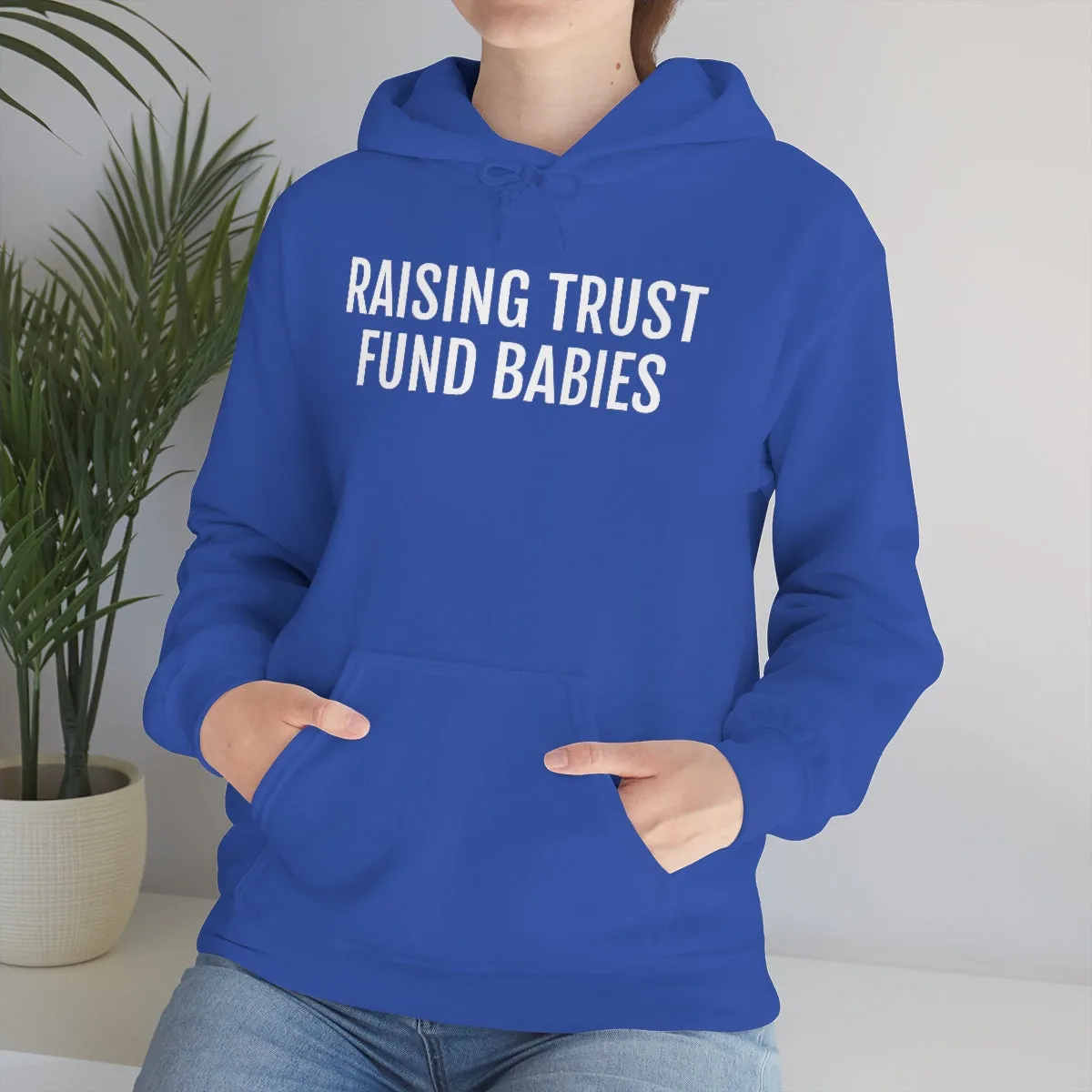 Raising Trust Fund Babies - Unisex Heavy Blend™ Hooded Sweatshirt