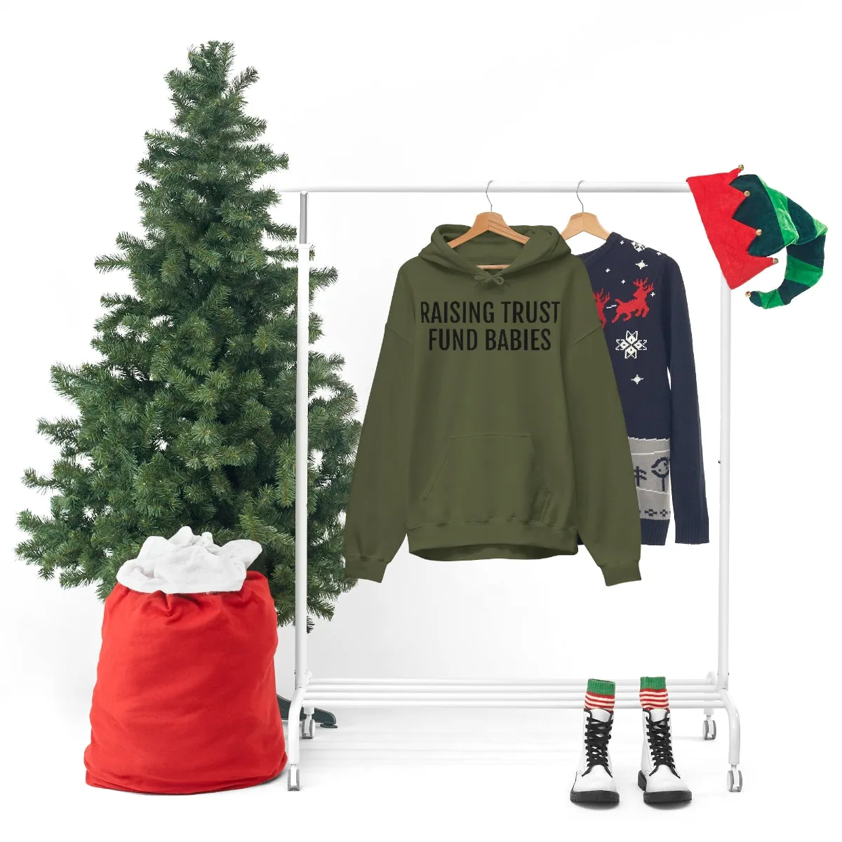 Raising Trust Fund Babies - Unisex Heavy Blend™ Hooded Sweatshirt