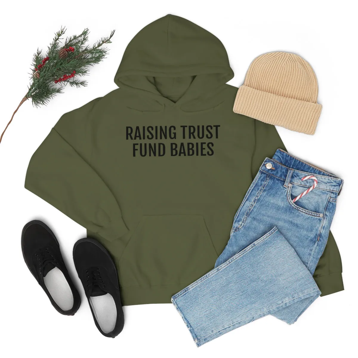 Raising Trust Fund Babies - Unisex Heavy Blend™ Hooded Sweatshirt