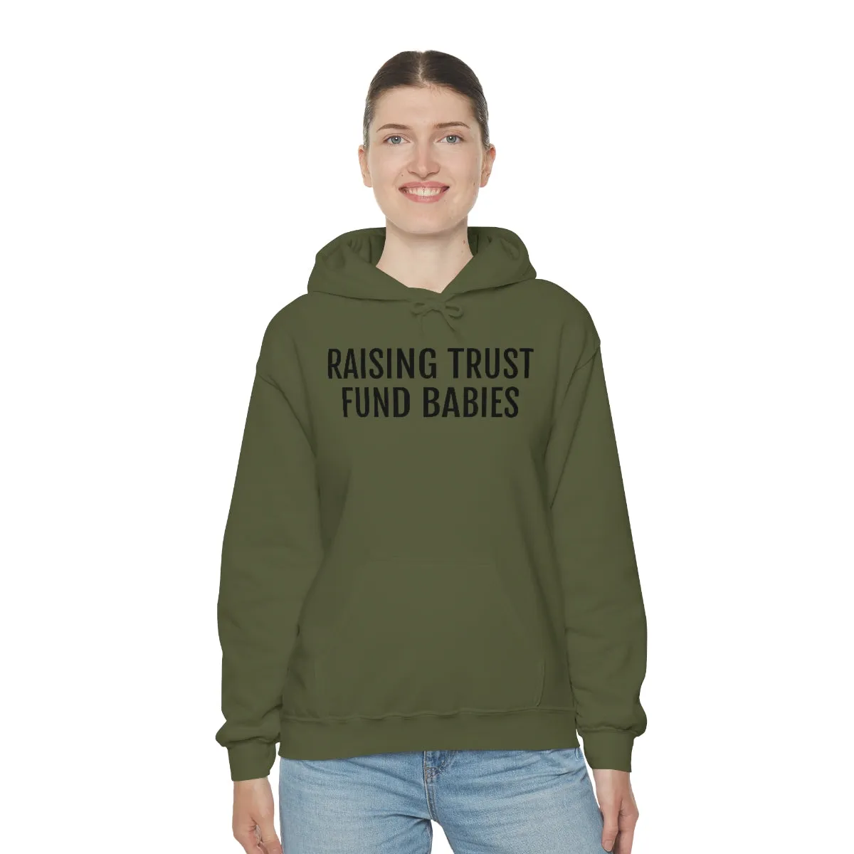 Raising Trust Fund Babies - Unisex Heavy Blend™ Hooded Sweatshirt