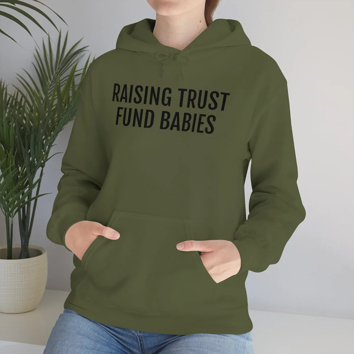 Raising Trust Fund Babies - Unisex Heavy Blend™ Hooded Sweatshirt