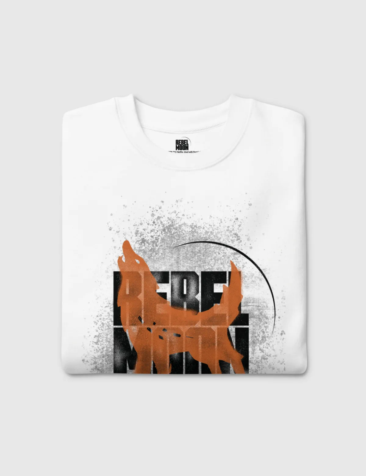 Rebel Moon Kora Logo Unisex Premium Sweatshirt [White]