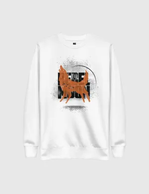 Rebel Moon Kora Logo Unisex Premium Sweatshirt [White]