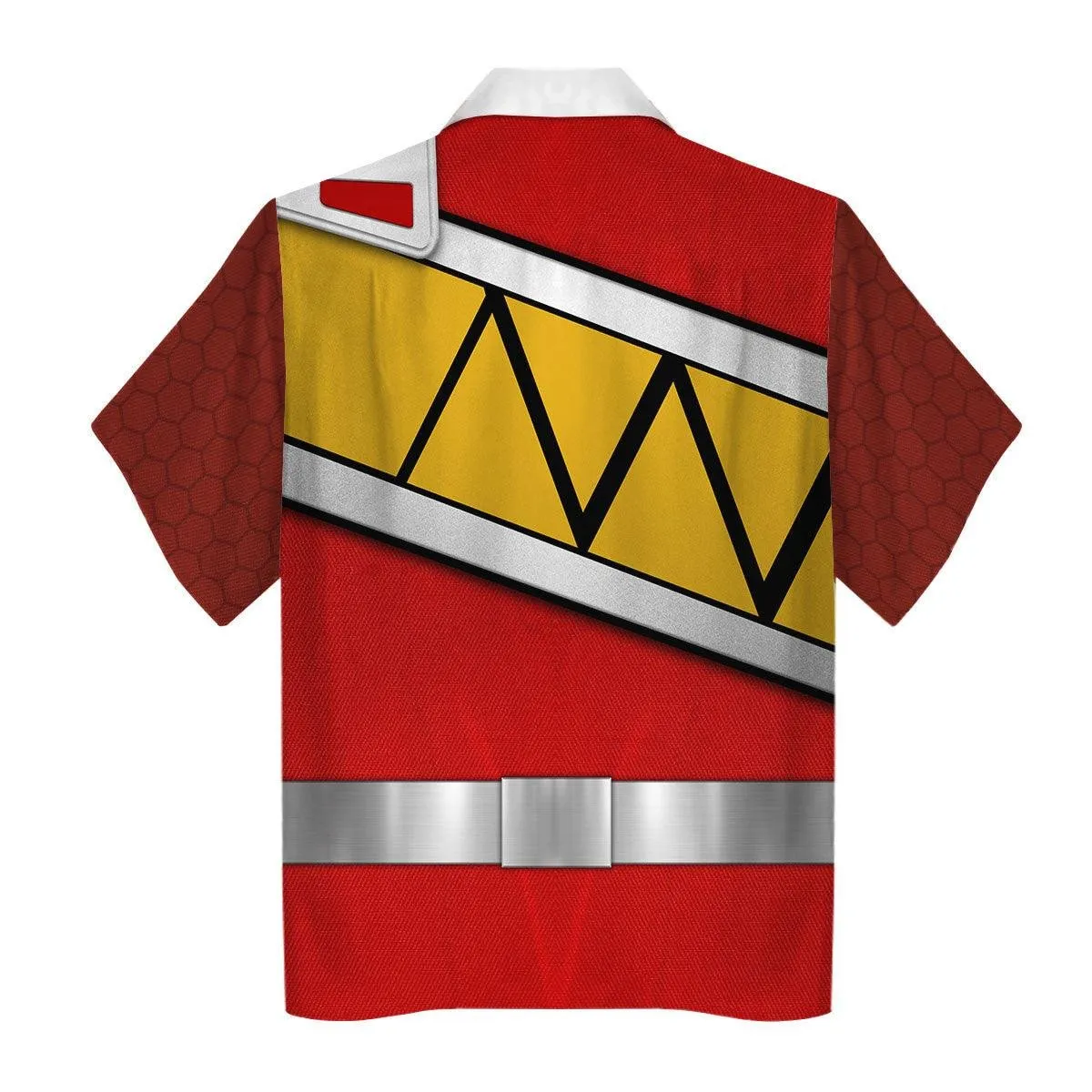 Red Power Rangers Dino Charge Hoodies Sweatshirt T-shirt Hawaiian Tracksuit PRHS39 HSQT4282