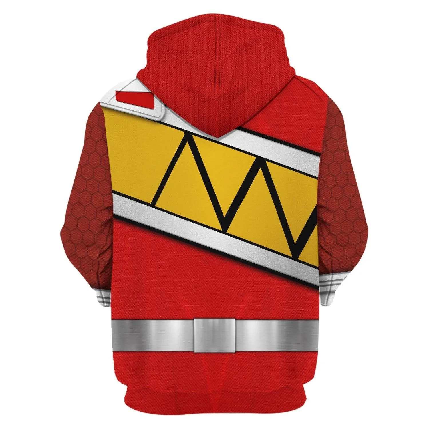 Red Power Rangers Dino Charge Hoodies Sweatshirt T-shirt Hawaiian Tracksuit PRHS39 HSQT4282