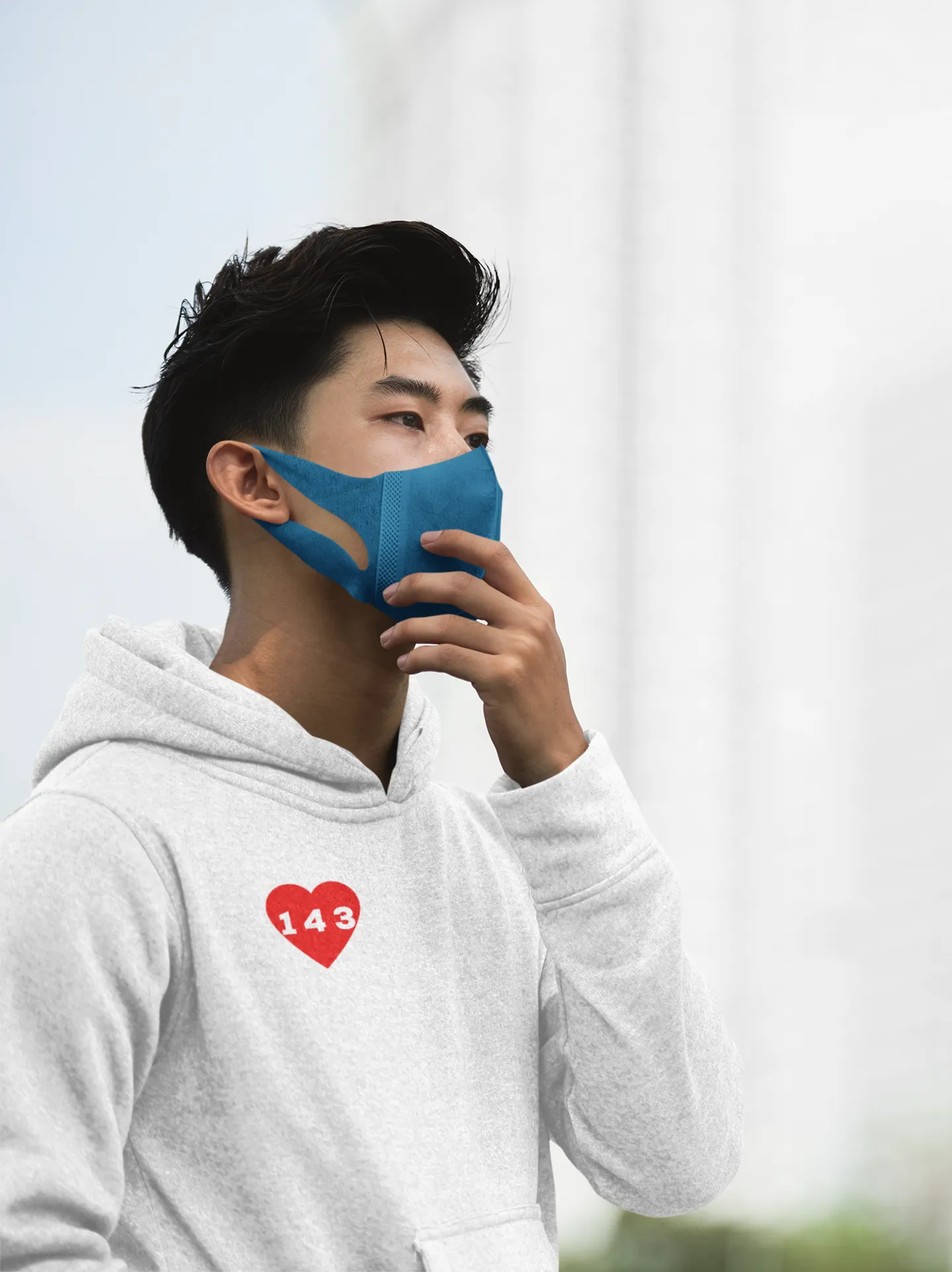 Red "143" Youth Hoodie