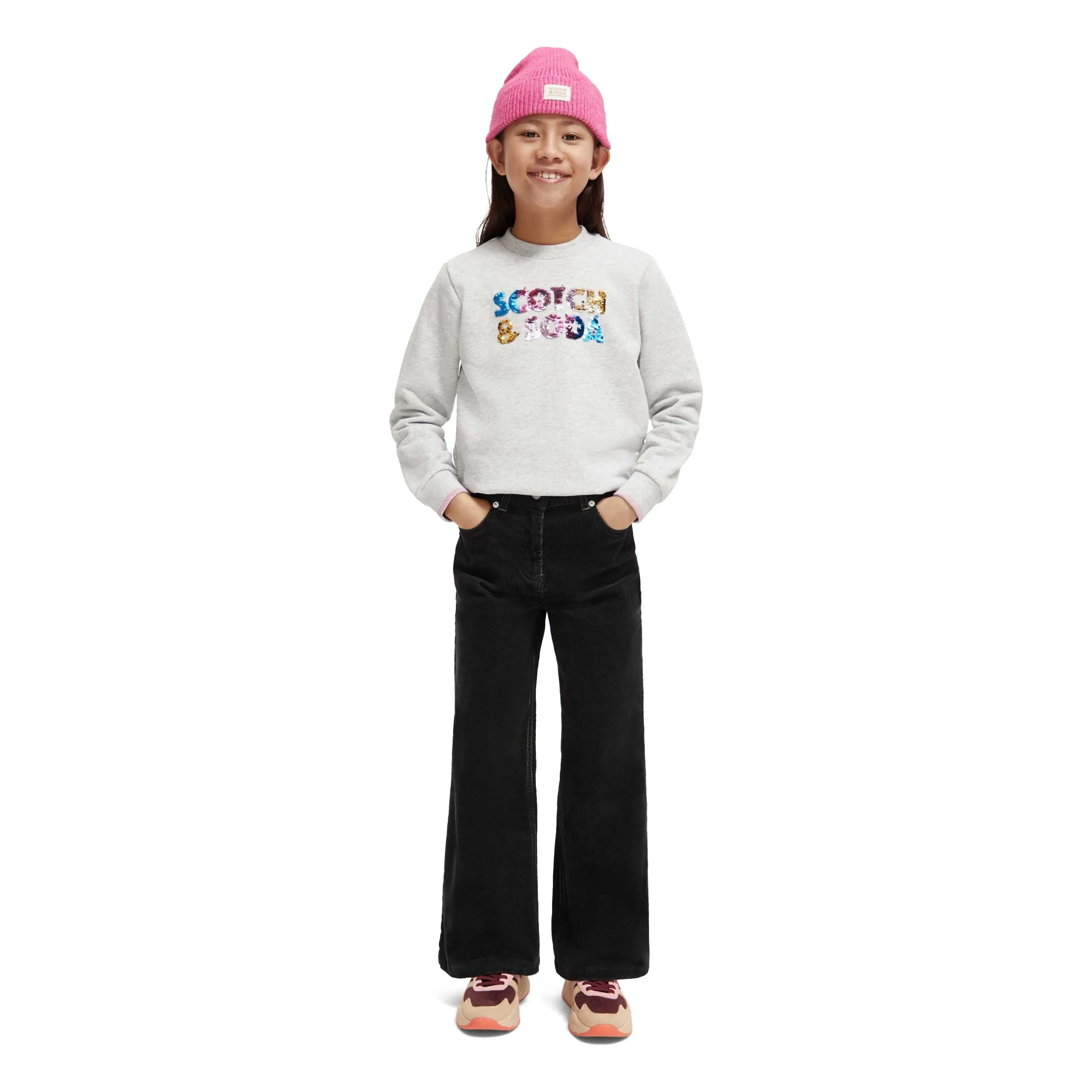 Regular-Fit Sequin Artwork Sweatshirt