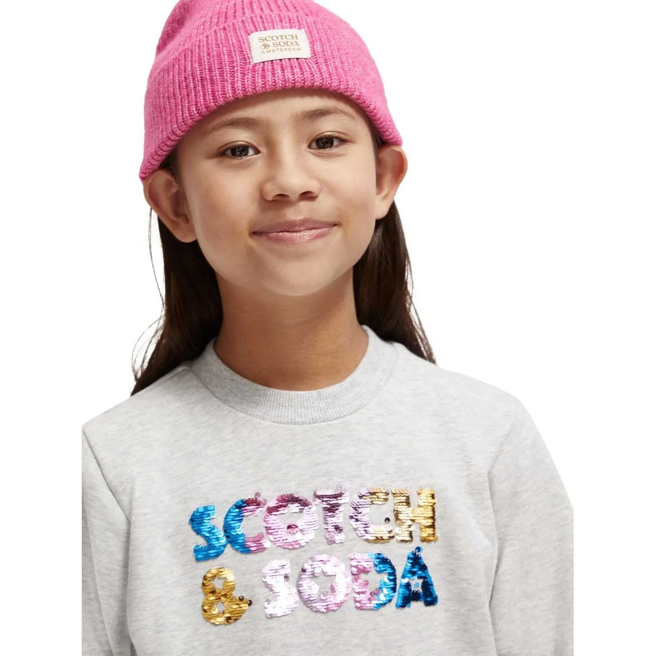 Regular-Fit Sequin Artwork Sweatshirt