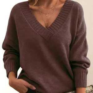 Relaxed V-neck Jocelyn sweater
