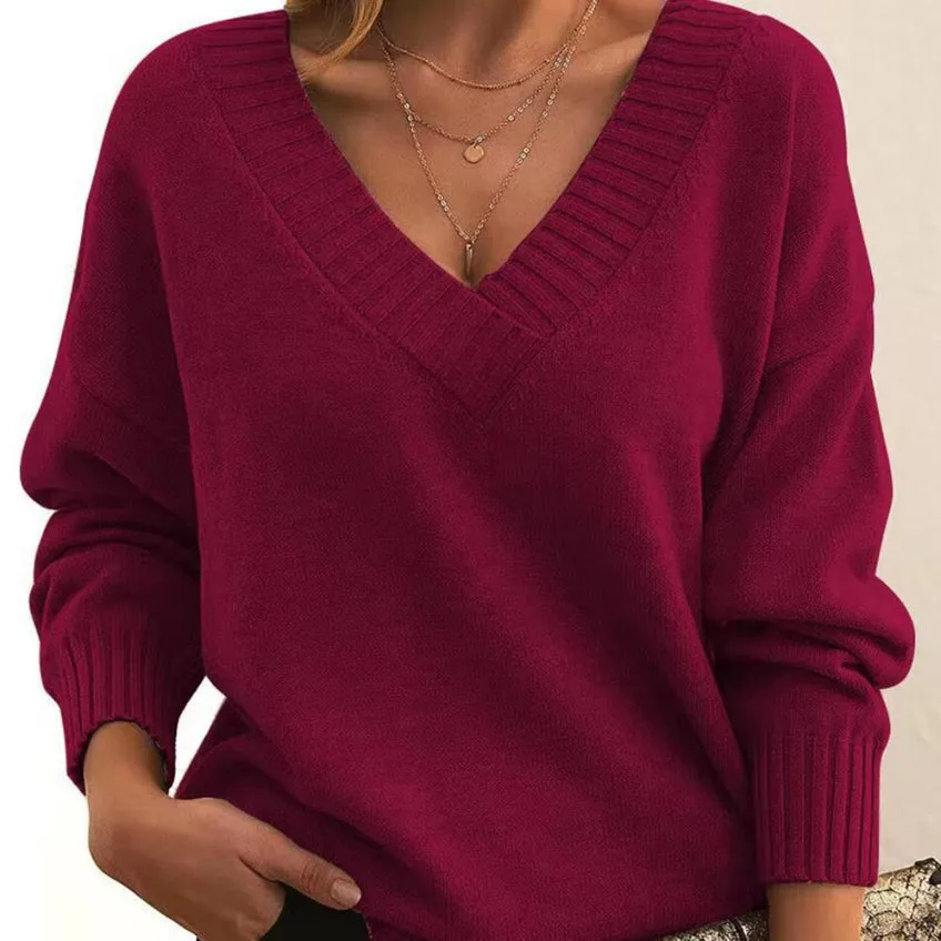 Relaxed V-neck Jocelyn sweater