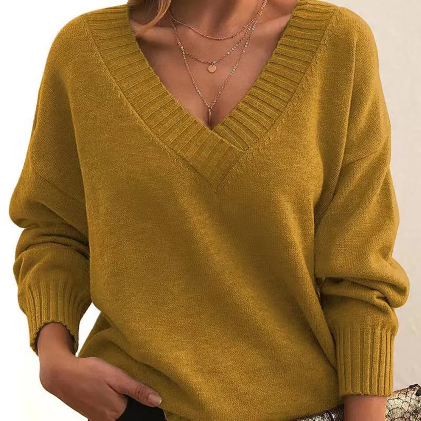 Relaxed V-neck Jocelyn sweater
