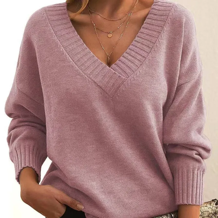 Relaxed V-neck Jocelyn sweater