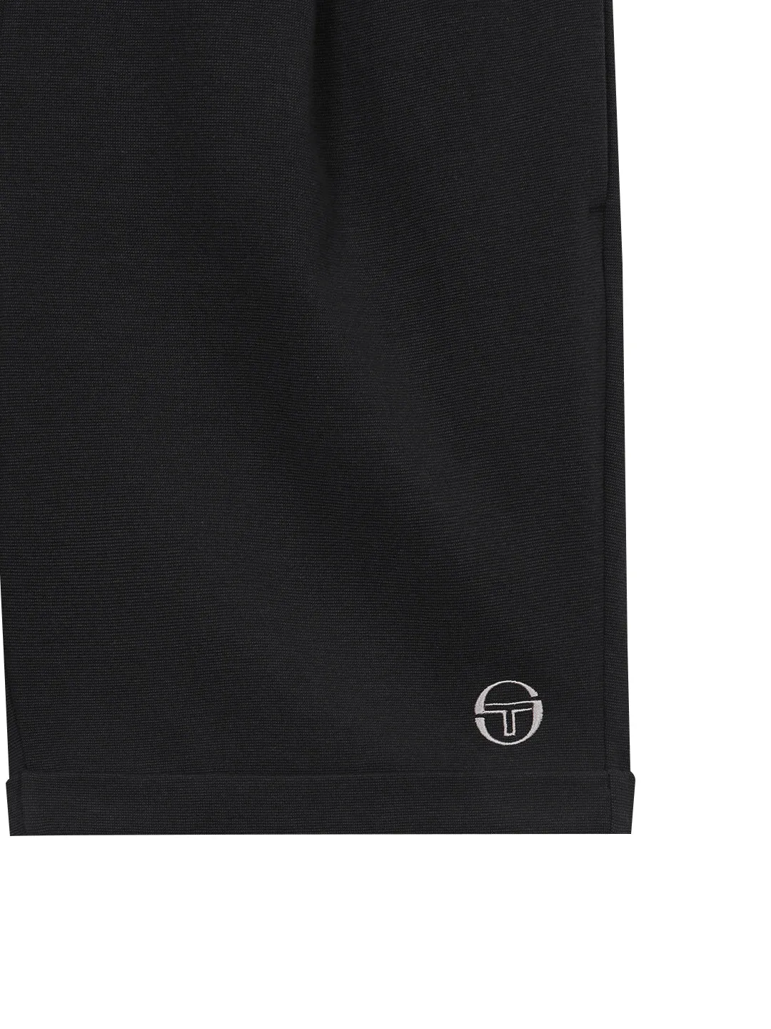 Resort Waffle Pintuck Shorts- Black/Black