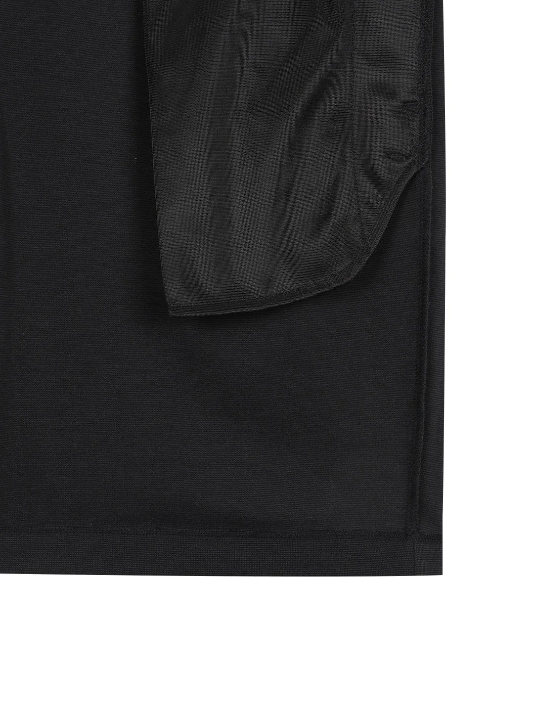 Resort Waffle Pintuck Shorts- Black/Black