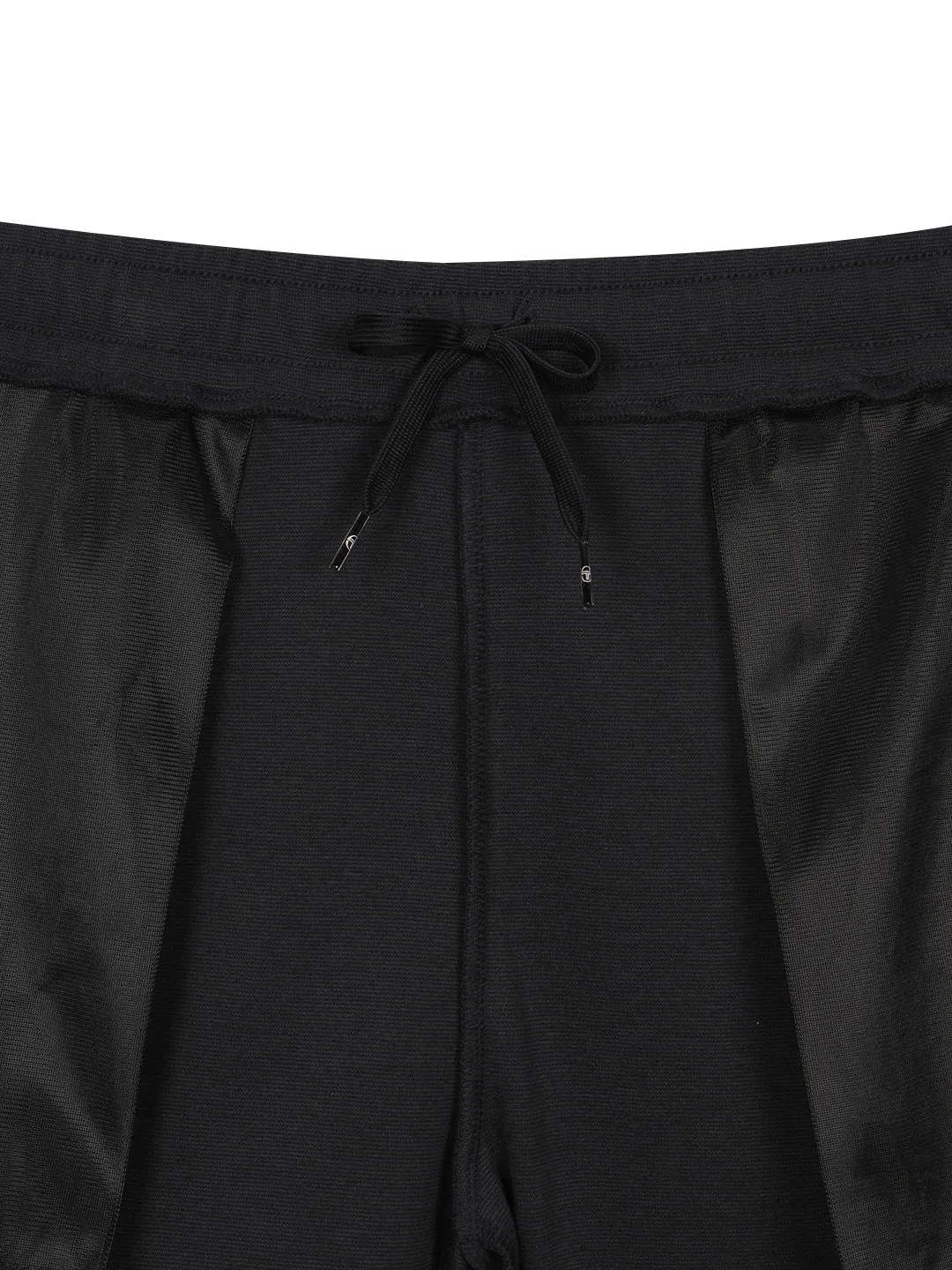 Resort Waffle Pintuck Shorts- Black/Black