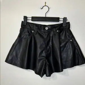 Revolve x Blank NYC Black Vegan Leather Women's Shorts