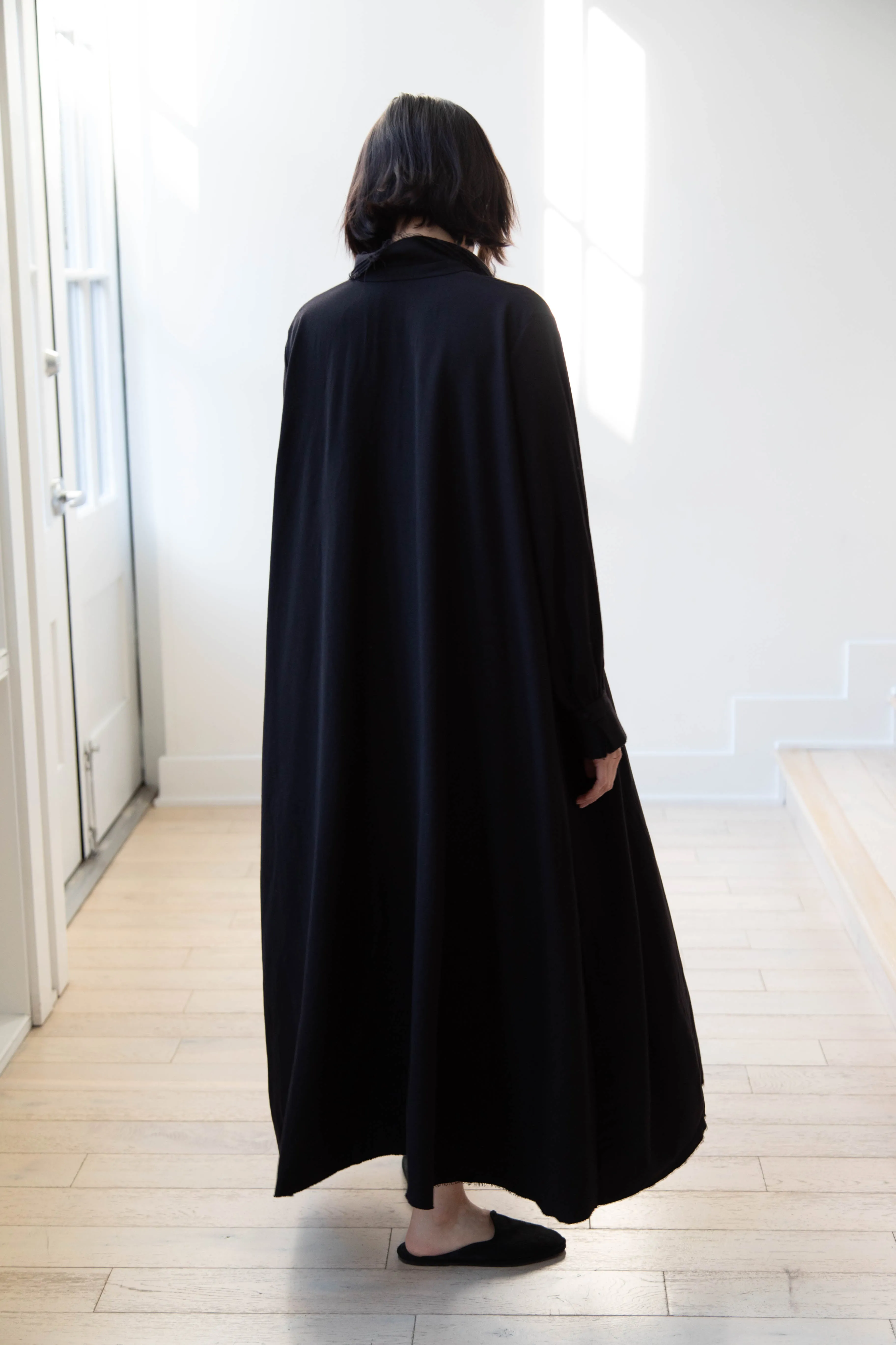 Risa Nakamura | Dress "C" in Washed Wool Gaberdine