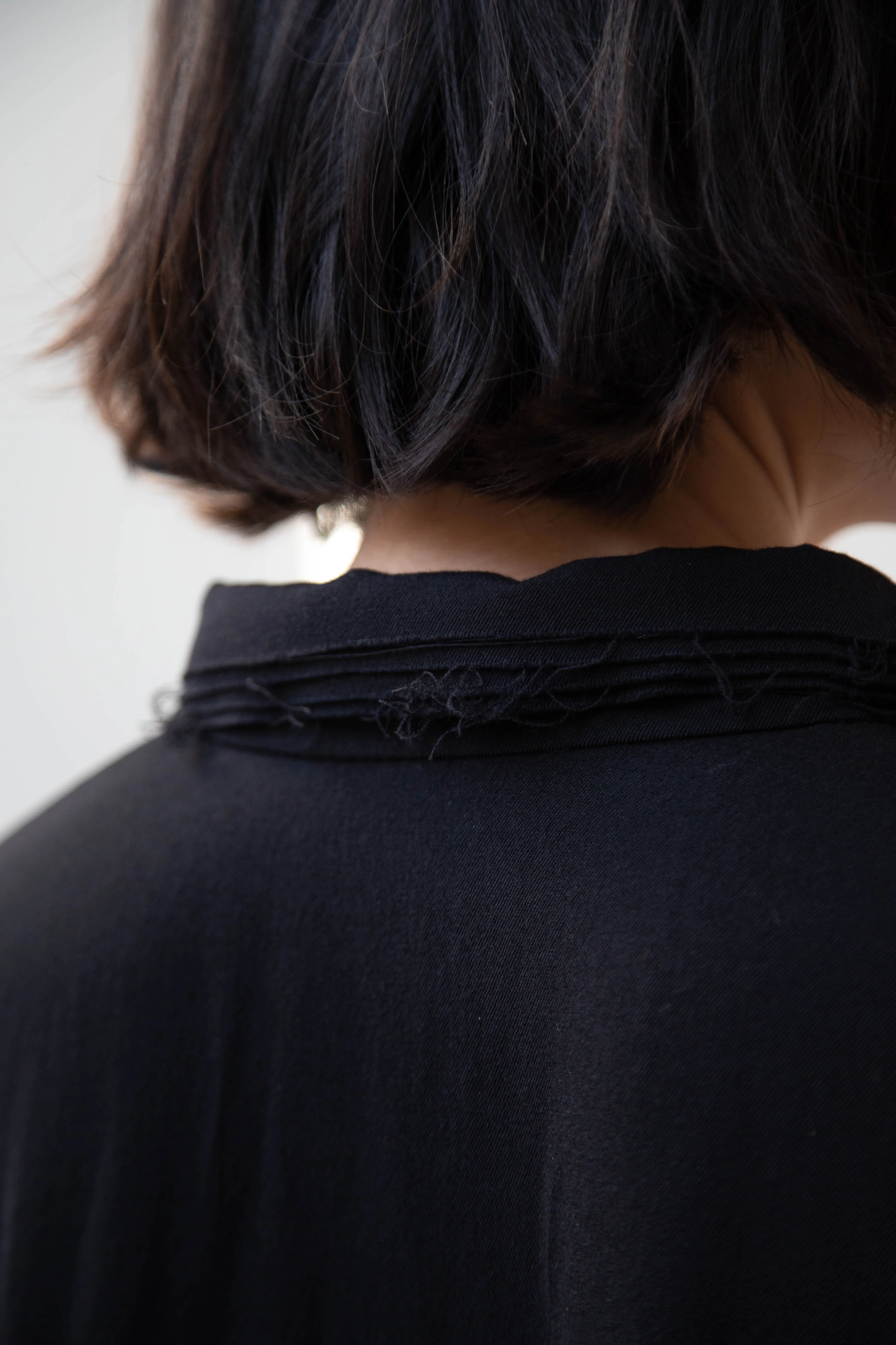 Risa Nakamura | Dress "C" in Washed Wool Gaberdine