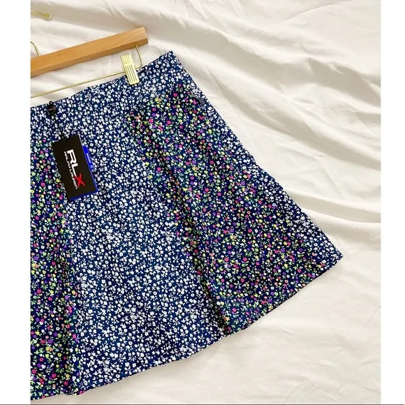 RLX Ralph Lauren Floral Print Tennis Prep Mini Skort