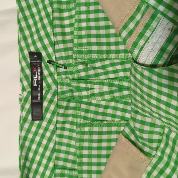 RLX Ralph Lauren women's golf shorts.