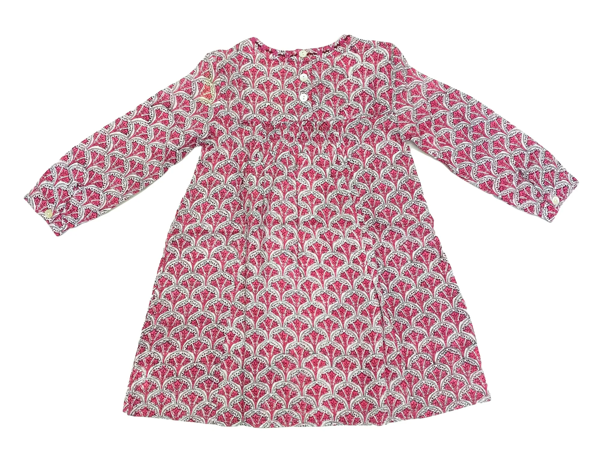 ROBERTA ROLLER RABBIT Little Girl's Pia Sim Emb Dress $75 NEW